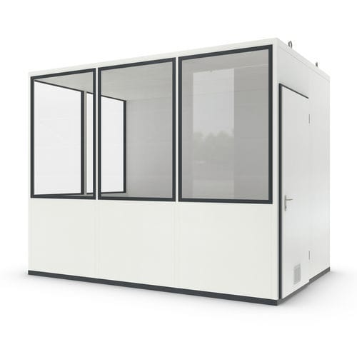 Raum-in-Raum-System / Blech - Basic 7 Starter Plus - WSM – Walter Solbach Metallbau GmbH - Mineralfaser / mit PVC Fußboden