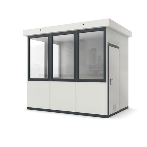 Modulierbares Raum-in-Raum-System - Wa 10 - WSM – Walter Solbach Metallbau GmbH - Blech / Mineralfaser / mit PVC Fußboden