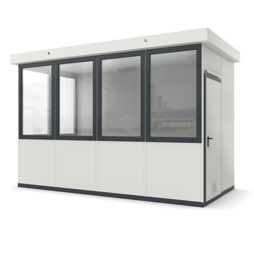 Modulierbares Raum-in-Raum-System - Wa 12b - WSM – Walter Solbach Metallbau GmbH - Blech / Mineralfaser / mit PVC Fußboden