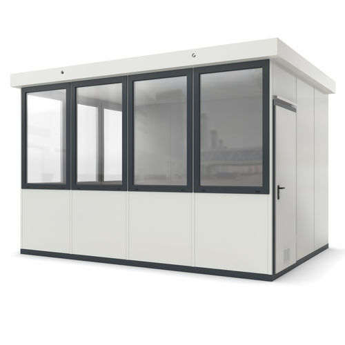 Modulierbares Raum-in-Raum-System - Wa 14c - WSM – Walter Solbach Metallbau GmbH - Blech / Mineralfaser / mit PVC Fußboden