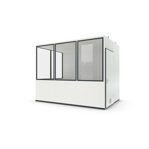 Raum-in-Raum-System / Blech - Basic 7 Mini - WSM – Walter Solbach Metallbau GmbH - Mineralfaser / mit PVC Fußboden
