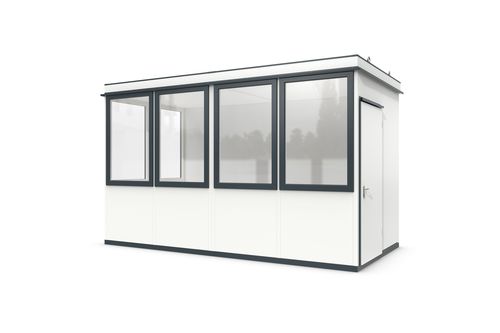 Modulierbares Raum-in-Raum-System - Outdoor Basic 10 - WSM – Walter Solbach Metallbau GmbH - Blech / mit PVC Fußboden