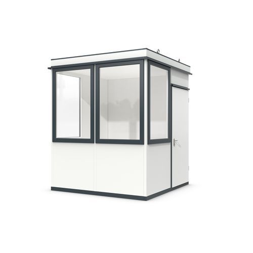 Modulierbares Raum-in-Raum-System - Outdoor Basic 5 - WSM – Walter Solbach Metallbau GmbH - Blech / Mineralfaser / mit PVC Fußboden