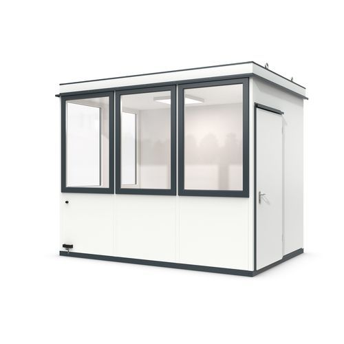 Modulierbares Raum-in-Raum-System - Outdoor Basic 7 Mini - WSM – Walter Solbach Metallbau GmbH - Blech / Mineralfaser / mit PVC Fußboden