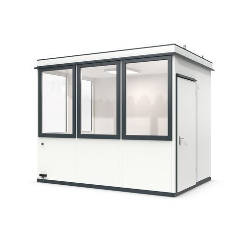 Modulierbares Raum-in-Raum-System - Outdoor Basic 7 Starter Plus - WSM – Walter Solbach Metallbau GmbH - Blech / mit PVC Fußboden