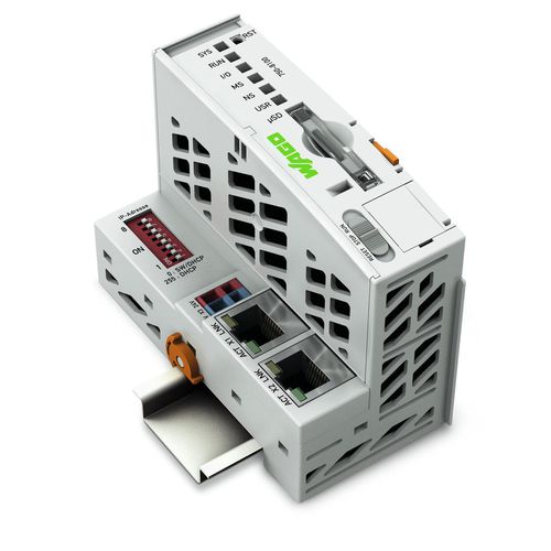 SPS für Controller - PFC100 series - WAGO - kompakt / eingebaut / DIN-Schiene