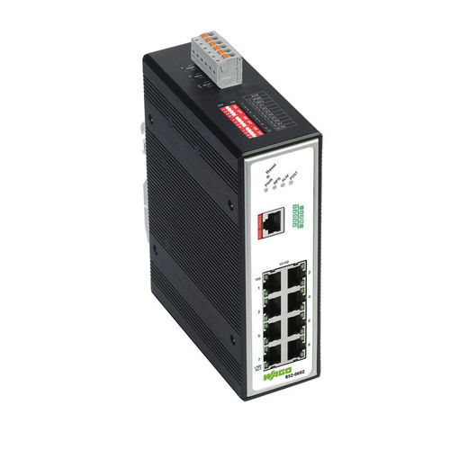 Ethernet-Switch / managed - 852-602 - WAGO - 8 Ports / PROFINET / DIP