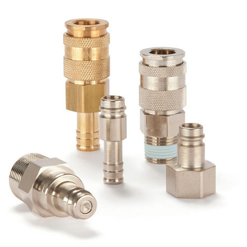 Hydraulikanschluss - 27 series - Parker Fluid System Connectors Division Europe - pneumatisch / Schnell / Messing