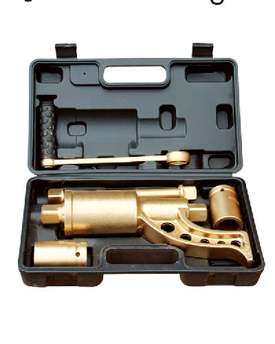 Funkensicherer Spezialschlüssel - 124A series - HEBEI BOTOU SAFETY TOOLS CO.,LTD - Kupfer / unmagnetisch / Kraftverstärker