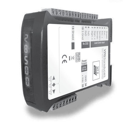 Digitaler Wägeindikator - WT2 - VPG Transducers - Vishay Precision Group - für DIN-Schiene / für gefährliche Umgebungen / eigensicher