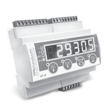 LED-Display-Wägeindikator - WT14 - VPG Transducers - Vishay Precision Group - für DIN-Schiene / für gefährliche Umgebungen / eigensicher