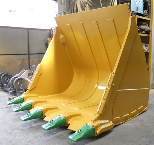 Standardschaufel mit Zähnen - High Capacity - LAMETER s.r.l. - für Hydraulikbagger / mit 5 Zähnen