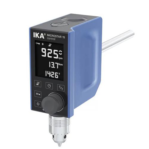 Überkopf-Laborrührer - IKA MICROSTAR 15 - Asynt - digital / zum Schneiden / mit LCD-Anzeige