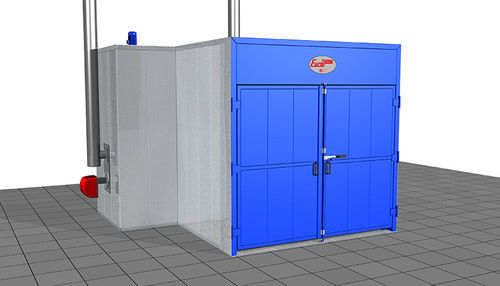 Kammerofen - Euro FSC series - Eurotherm - Back / Verbrennungssystem