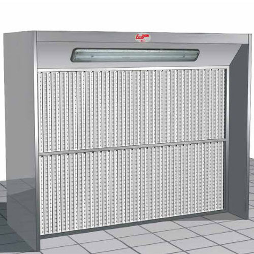 Offene Lackierkabine - Tecnodry series - Eurotherm - für Einzelteile / Trockenfilter / mit Trocknung