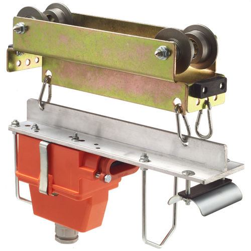 Leitungswagen / galvanisierter Stahl - C506 series - By CARPEL - Edelstahl / mit Flachkabel-Steckverbinder / flach