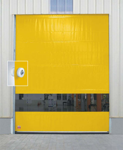 Rolltor - Prime Plus 1 - Gandhi Automations Pvt Ltd - Stoff / PVC / für Außenbereich