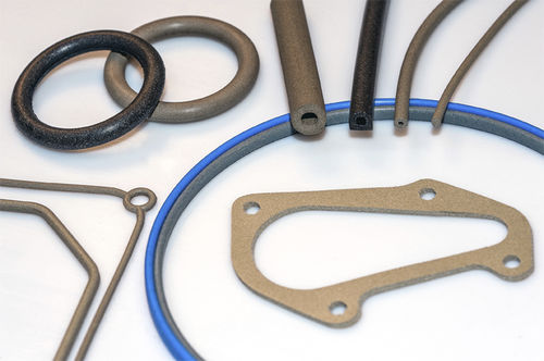 Dichtung / geladener Leiter - STACEM - Toroid / flach / Elastomer