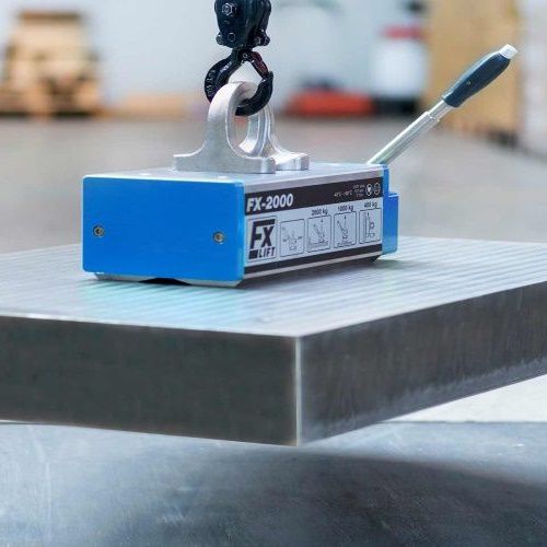 Manuell geschalteter Permanent-Lasthebemagnet - FX series - ThyssenKrupp Magnettechnik - Umschlag / Neodym / rechteckig