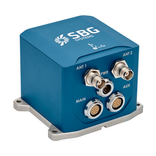 Inertiales Navigationssystem / mit integrierter doppelter GPS-Antenne - SBG Systems