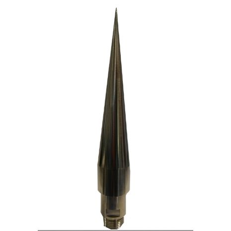 Edelstahl-Blitzableiter - Ø 30 mm, 201 mm | 90011 - FRANCE PARATONNERRES - mit einfacher Spitze