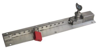 Schloss mit Schlüssel - BHC - SECUMS Interlocks - für Vorhängeschloss / Edelstahl / Leiste für Vorhängeschlösser