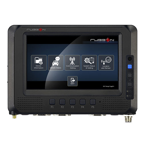 Mobiles Terminal - MT7000 - RuggON Corporation - Multi-Touch-Screen / fahrzeugmontiert / 1024 x 600