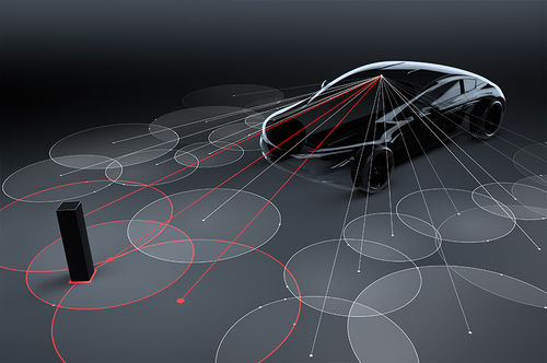LiDAR-Sensor / für autonome Navigation - AMS - zur Detektierung von Hindernissen / TOF