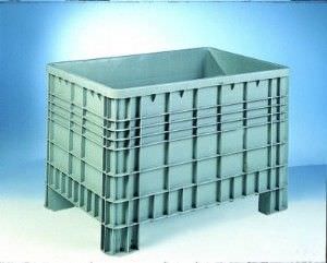 Kunststoff-Palettenbox - 2 - cargopak srl - Lager / stapelbar