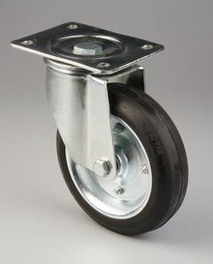 Laufflächen-Rad - cargopak srl - Elastomer / für Container / für Wagen