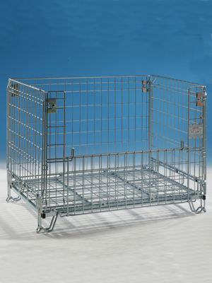 Metall-Palettenbox - cargopak srl - Transport / stapelbar / Drahtgewebe