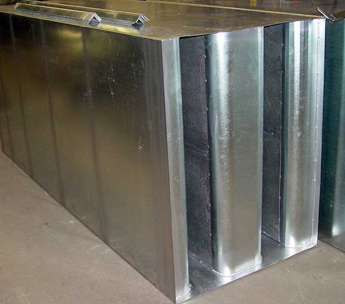 Auslass-Schalldämpfer - Duct - dB Noise Reduction - für Lüfter