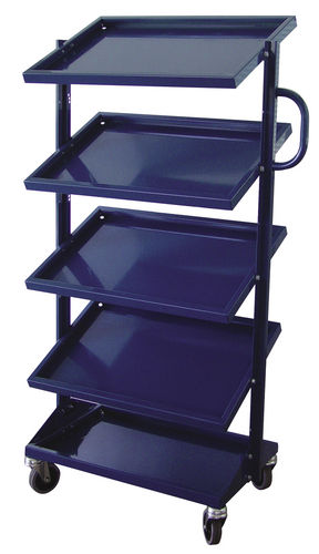 Lagerungswagen - 800 x 420 x 1355 mm | RB-99 - Plastipol, s.a. - Metall / Fachböden / für Behälter