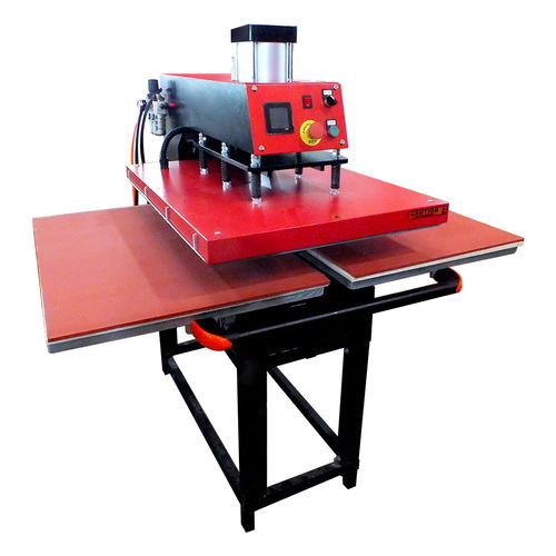 Pneumatische Presse - BY-041 - Guangzhou Baiyin Electronics Co.,Ltd - für thermischen Transfer / doppelt / automatisch