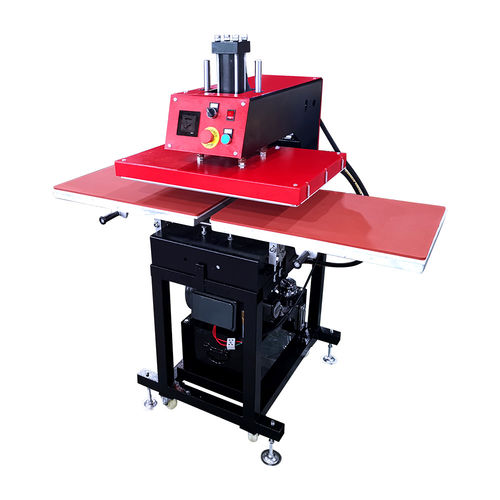 Hydraulische Presse - BY-041 - Guangzhou Baiyin Electronics Co.,Ltd - für thermischen Transfer / doppelt / automatisch