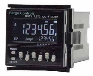 Tachometer-Zähler - TC-48 series   - FARGO CONTROLS INC; - 6-stellig / elektronisch / Vorwahl
