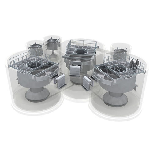Streugut-Abscheider - Storm King® - Hydro International - Zentrifugal / für die Abwasserbehandlung / selbstreinigend