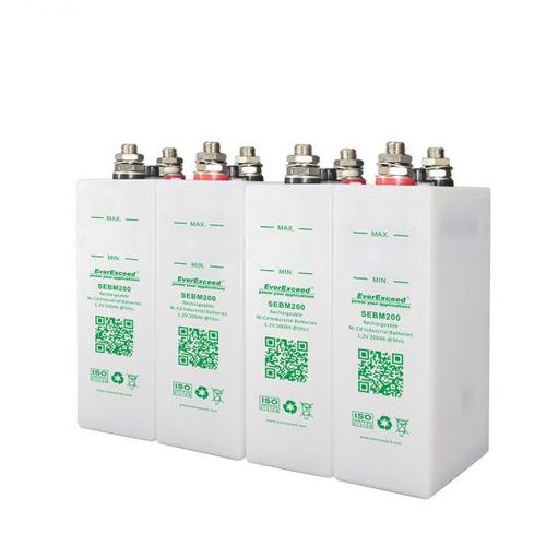 Ni-Cd-Batterie - SEBM series - EverExceed Industrial Co. Ltd - Block / prismatisch / flach