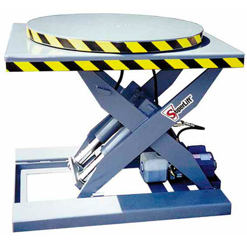 Scherenhubtisch - SLxTT series - superlift material handling - elektrisch / festinstalliert / drehbar