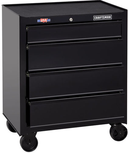 Lagerschrank - CMST22741BK - Craftsman. - auf Rollen / mit 4 Schubladen / Stahl