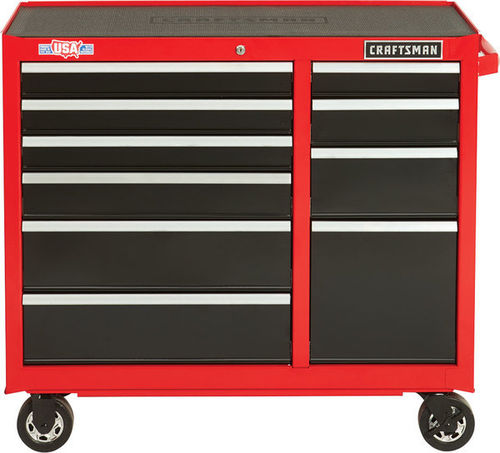 Werkstattschrank - CMST24110RB - Craftsman. - auf Rollen / 10-Schubladen / Stahl