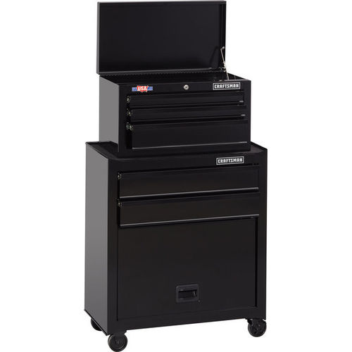 Lagerschrank - CMST22653BK - Craftsman. - auf Rollen / mit 5 Schubladen / Stahl