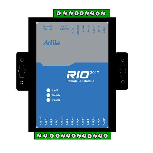 Analoges E/A-Modul - RIO-2017BM - Artila Electronics - Ethernet / mit Relais-Ausgang / Remote