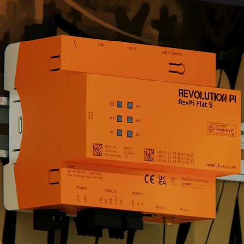 DIN-Schiene-SPS - RevPi Flat S - Revolution Pi - Raspberry Pi / auf Ethernet-Netz / RS485