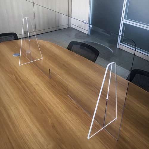 Schutzschirm für Büro - KT-PNL-CV19 - k-tronic S.r.l. - für Empfangsbereich / Tröpfchenschutz