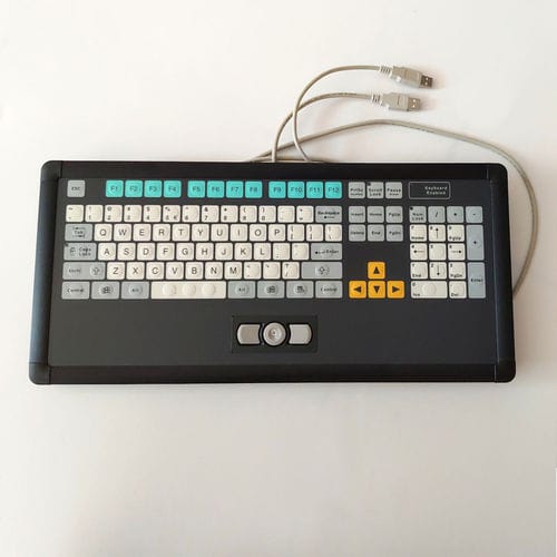 Einbaufähige Tastatur - KT-105-I-02 - k-tronic S.r.l. - Membran / 2 Maustasten / 105 Tasten