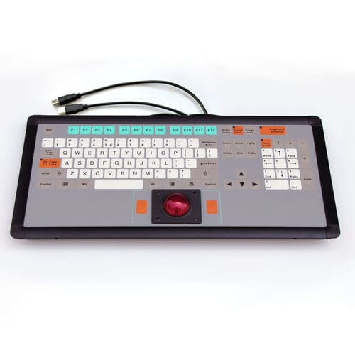 Einbaufähige Tastatur - KT-105-I-05 - k-tronic S.r.l. - Membran / 2 Maustasten / 105 Tasten