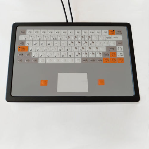 Desktop-Tastatur - KT-84-T-36 - k-tronic S.r.l. - mit mechanischen Tasten / Membran / 2 Maustasten