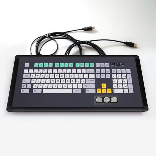 Einbaufähige Tastatur - KT-101-I-15 - k-tronic S.r.l. - Membran / mit FN-Taste / 2 Maustasten