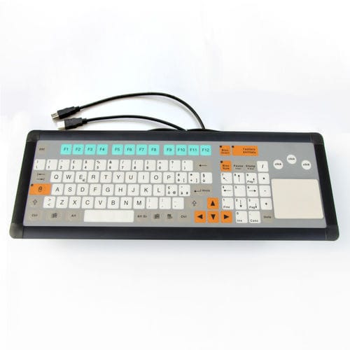 Einbaufähige Tastatur - KT-100-I-04 - k-tronic S.r.l. - Membran / mit FN-Taste / 3 Maustasten